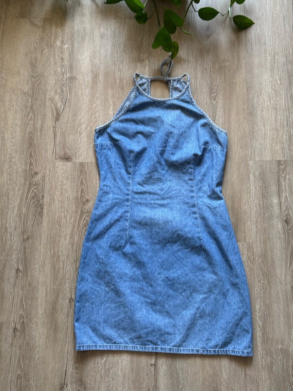 VTG 90’s 5•7•9 Denim Mini Dress